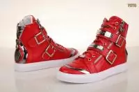 mode chaussures hommes philipp plein haut high-top red